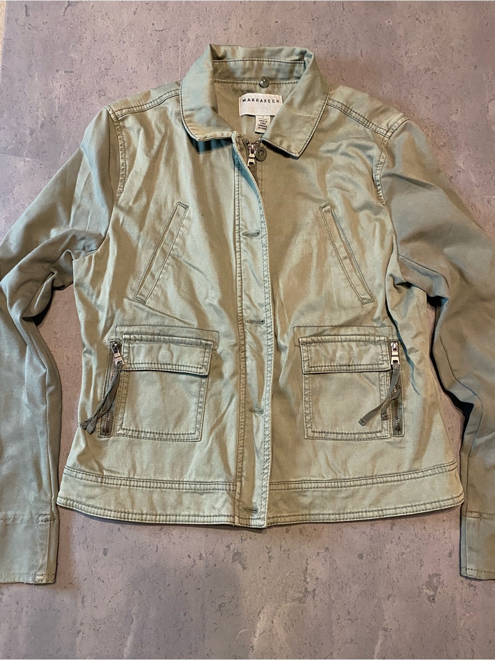 Anthropologie Collared Cadet Jacket Size: Small